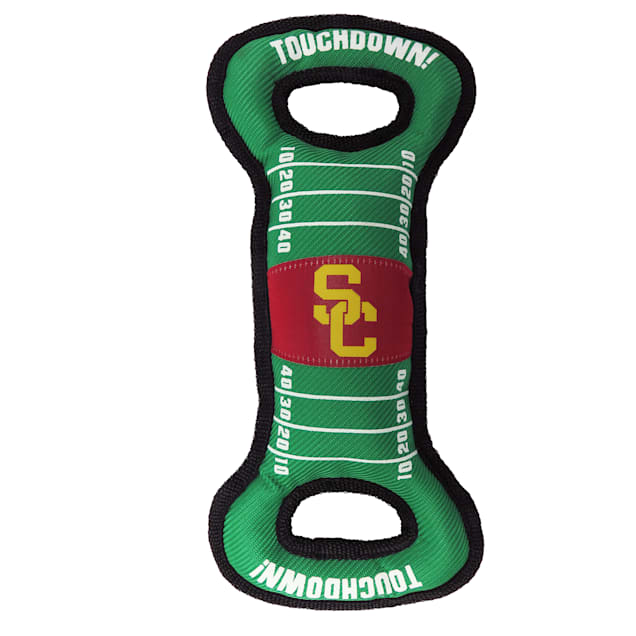 Pets First USC Trojans NCAA Field Tug Dog Toy - Carousel image #1