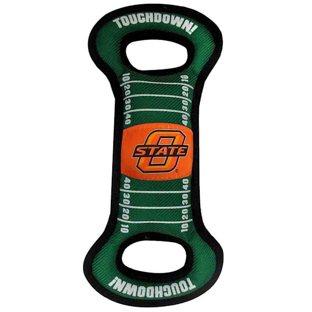 Pets First Oklahoma State Cowboys NCAA Field Tug Dog Toy, X-Large - Carousel image #1