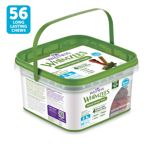 Whimzees Variety Pack Dental Dog Treats Small 56 Count