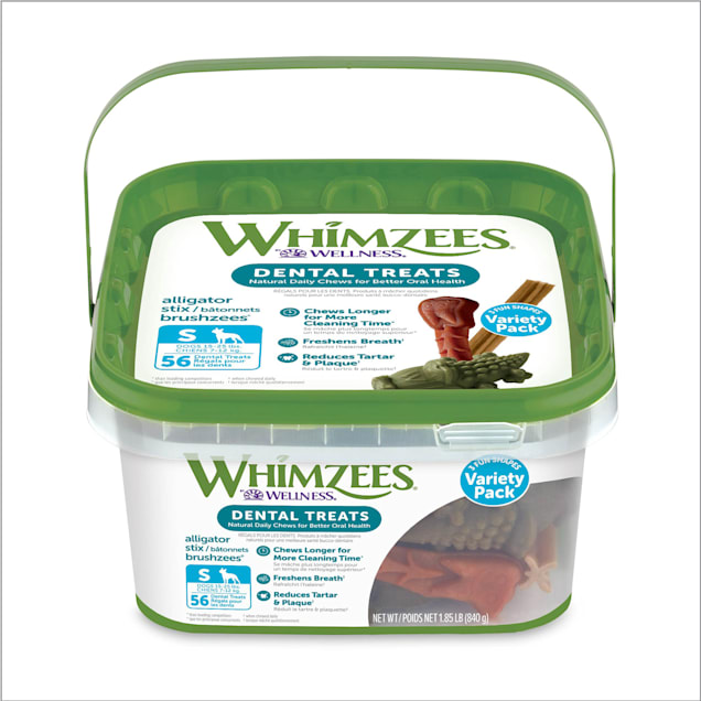 Whimzees Small Variety Dog Chews Container - Carousel image #1