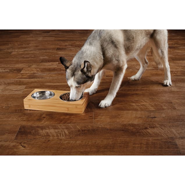 Loving Pets Wooden Layton Diner Dog Bowl