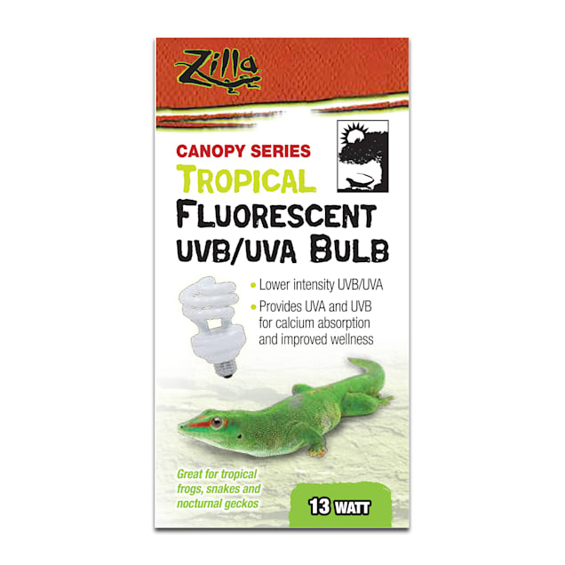 Zilla Tropical Fluorescent UVB/UVA Bulb, 13 Watts - Carousel image #1