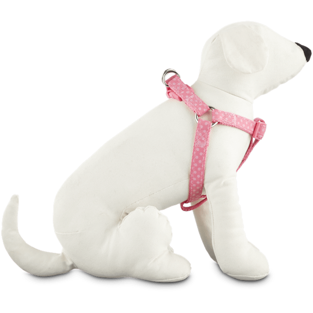 pink dog harness medium
