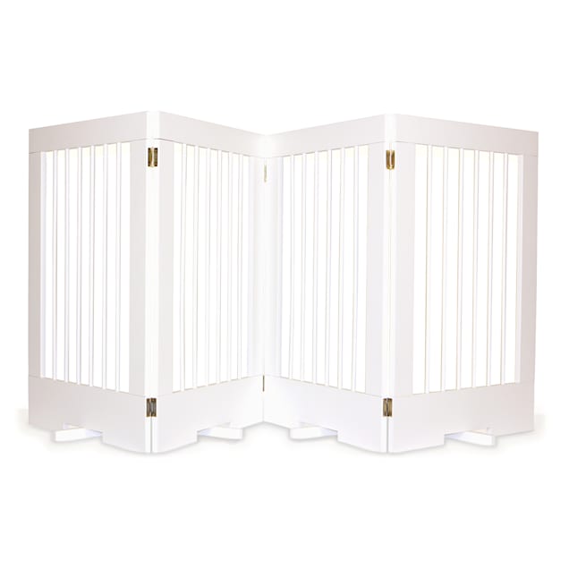 Cardinal Gates 4Panel Freestanding Pet Gate, White 76"W
