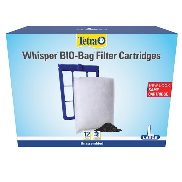 Tetra Whisper Bio-Bag Large Disposable Filter Cartridges, 12 Count - Carousel image #1