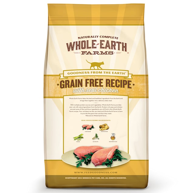 Whole earth grain free cat food clearance