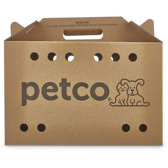 Petco Cardboard Cat Carrier, 18.5" x 9" x 12" Petco