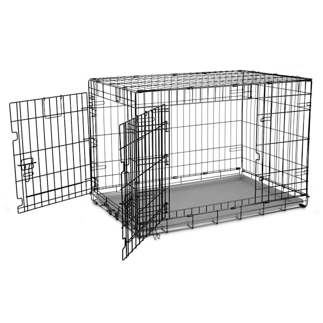 You & Me 2-Door Folding Dog Crate, 36" L x W x 24" H |