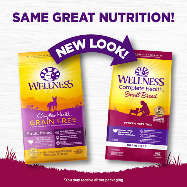 Wellness complete health grain free small breed outlet