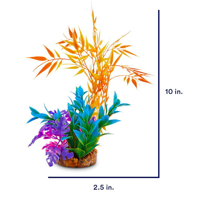 Imagitarium Grass Neon Plant, Medium