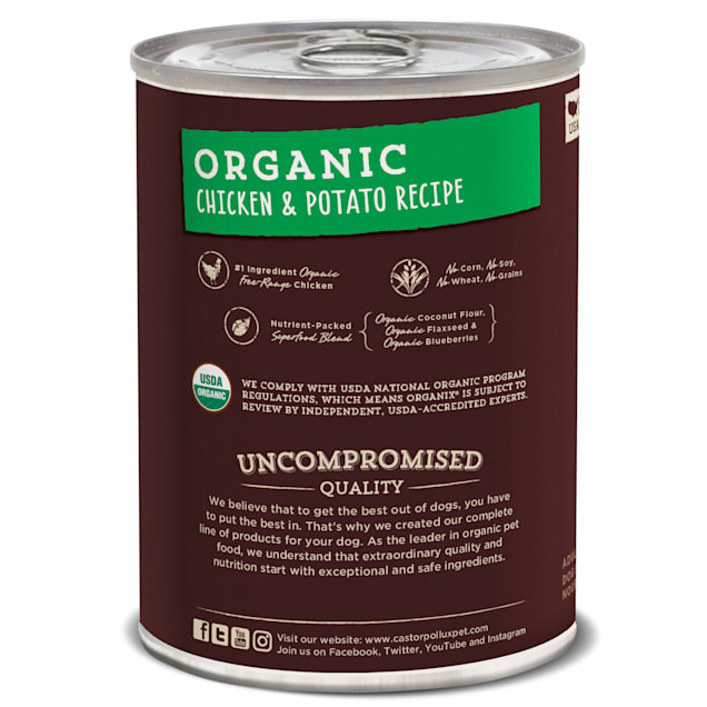 Castor & pollux organix grain deals free organic small breed dog food