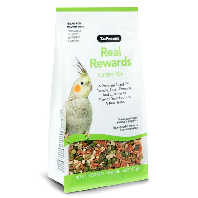 ZuPreem Real Rewards Garden Mix Treats for Medium Birds Petco