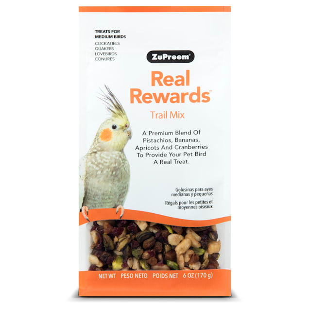 ZuPreem Real Rewards Trail Mix Treats for Medium Birds - Carousel image #1