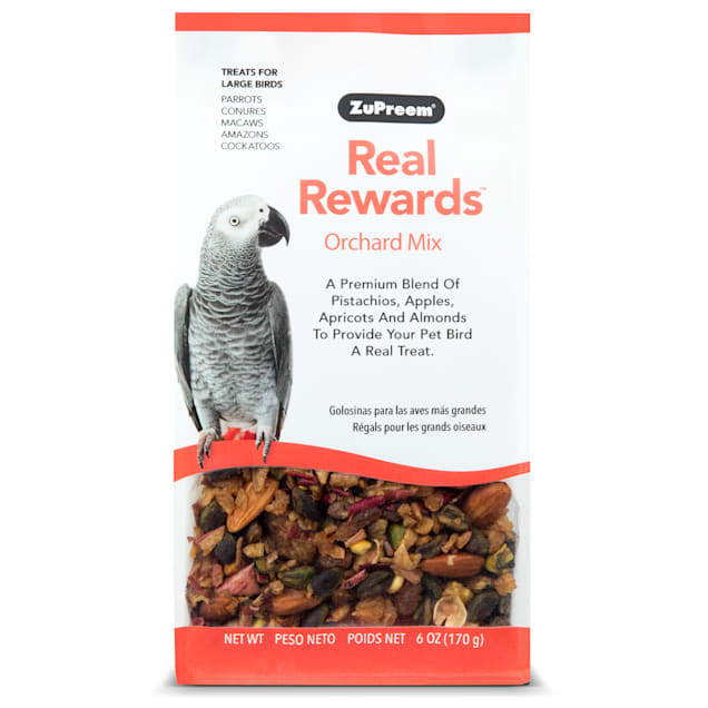 ZuPreem Real Rewards Orchard Mix Treats for Large Birds - Carousel image #1