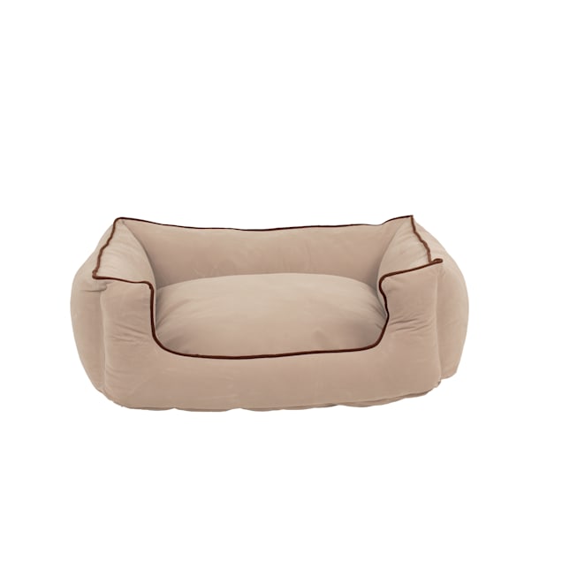 Carolina Pet Company Cream Microfiber Kuddler Lounge Dog Bed