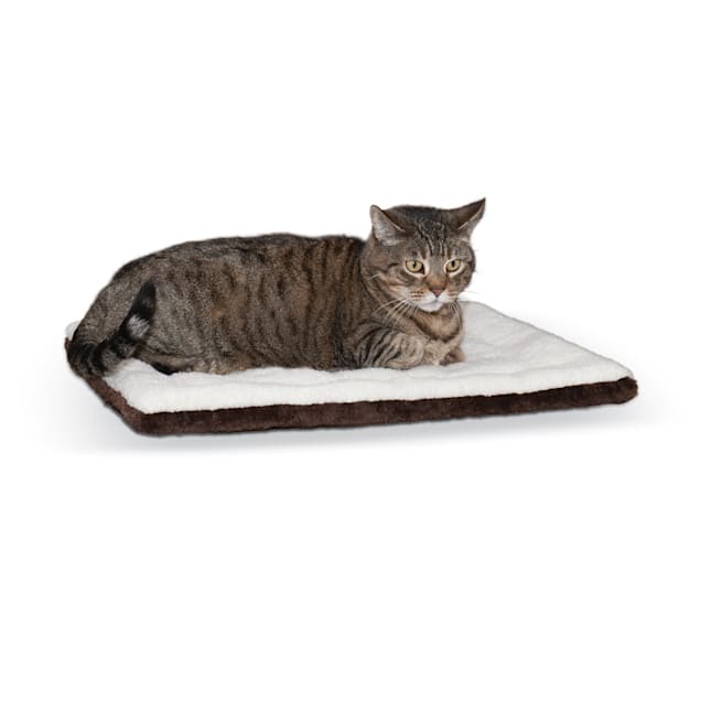 K&H Oatmeal and Chocolate Self Warming Pet Pad, 21 L x 17 W