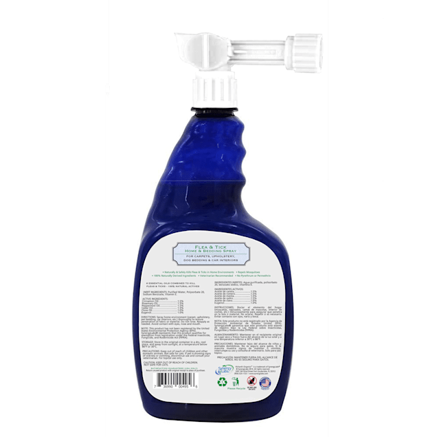 Richard S Organics Flea Tick Home Pet Bedding Spray 32 Oz Petco