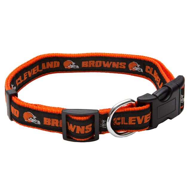 Pets First Cleveland Browns Collar For Dogs, Small - Carousel image #1