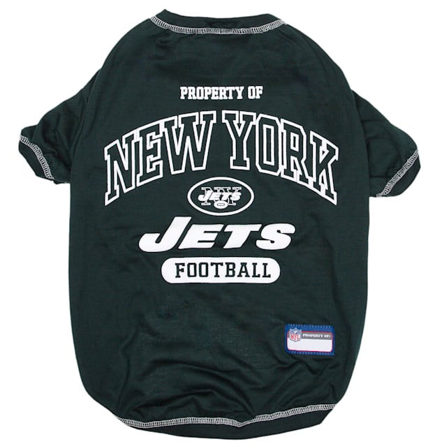 Pets First NFL AFC East T-Shirt For Dogs, X-Small, New York Jets