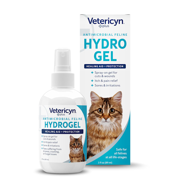 Vetericyn Plus Feline Antimicrobial Wound & Skin Hydrogel For Cats, 3 fl.  oz. | Petco
