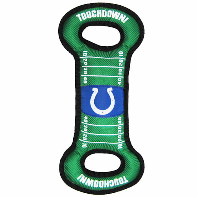 Pets First Indianapolis Colts Field Tug Dog Toy, Medium