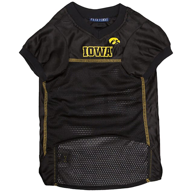 Iowa Hawkeyes Small Sporty K9 NCAA Footbal Mesh Dog Jersey 