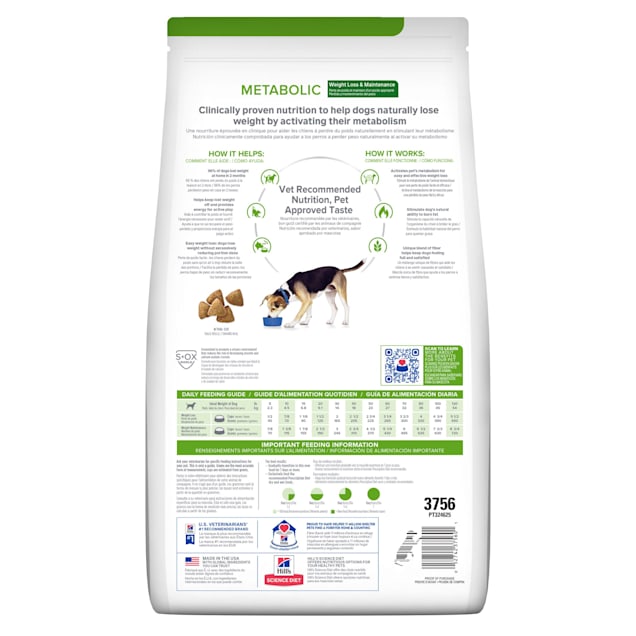 Hills hotsell metabolic canine