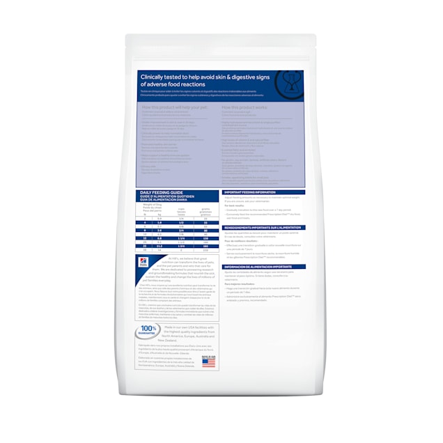 hills prescription diet canine zd skin food sensitivities