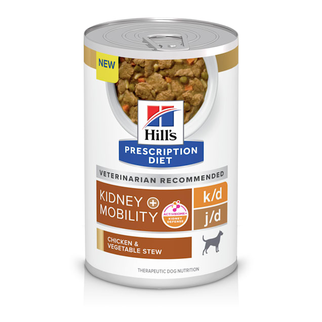 Hill's Prescription k/d Kidney + Mobility Stew Dog Food, 12.5 oz