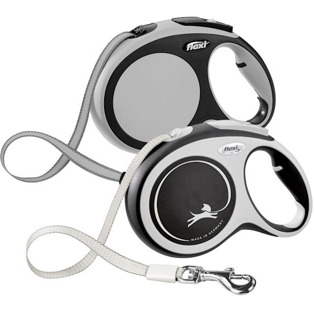 Flexi Comfort Retractable Dog Leash in Grey