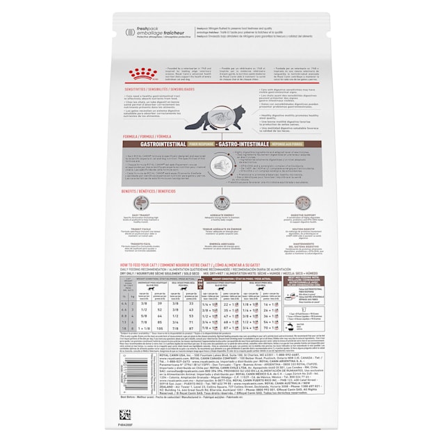 Royal Canin Veterinary Diet Gastrointestinal Fiber Cat Food 8.8 lbs bag