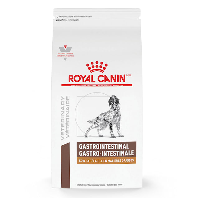 Royal Canin Veterinary Diet Gastrointestinal Low Fat Dry Dog Food 28 6 Lbs Petco