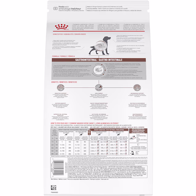 Royal Canin Veterinary Diet Canine Gastrointestinal Adult Dry Dog Food, 22  lbs. | Petco