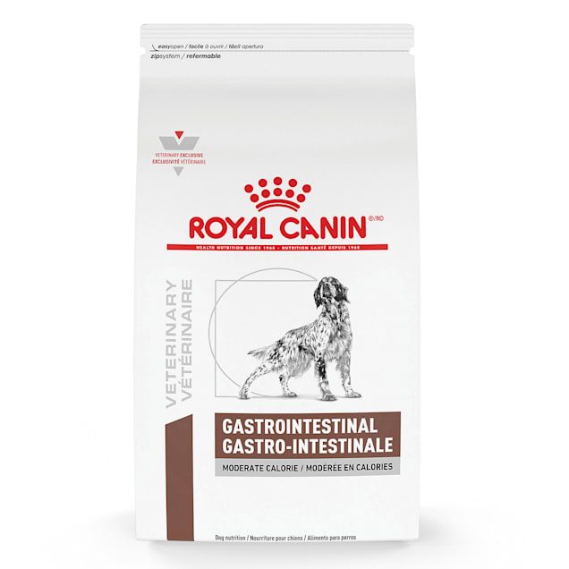 Royal Canin Veterinary Diet Gastrointestinal Moderate Calorie Dry Dog Food, 22 lbs. - Carousel image #1