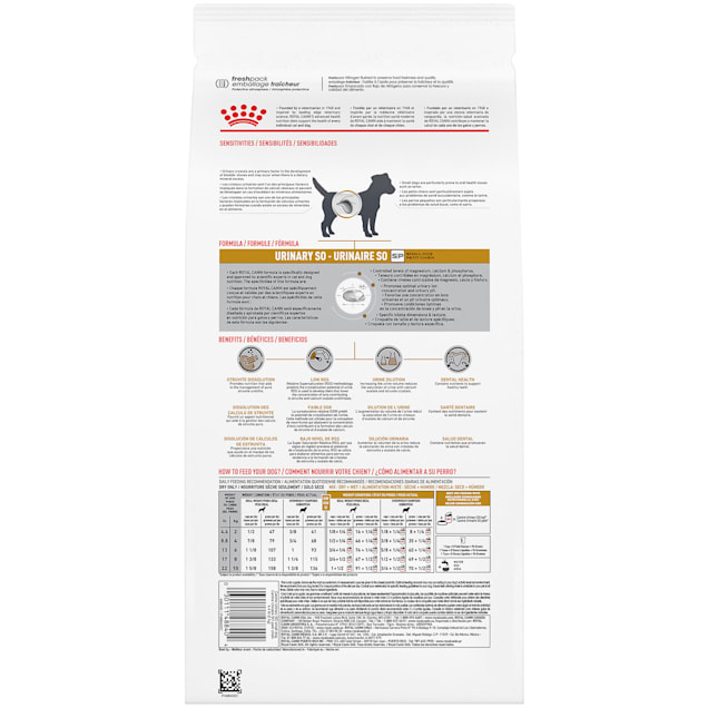 Royal canin veterinary diet urinary so small breed dry dog food store