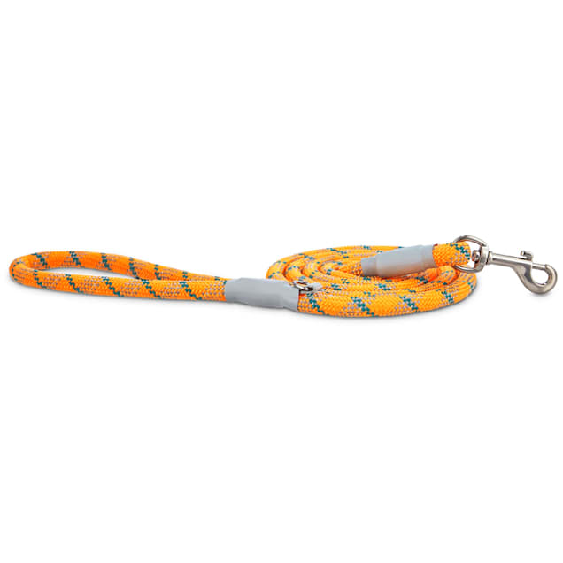 Good2Go Reflective Braided Rope Leash in Orange, 6 ft. - Carousel image #1