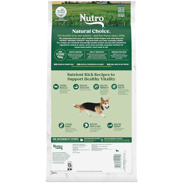 Nutro Natural Choice Chicken Brown Rice Recipe Small Breed