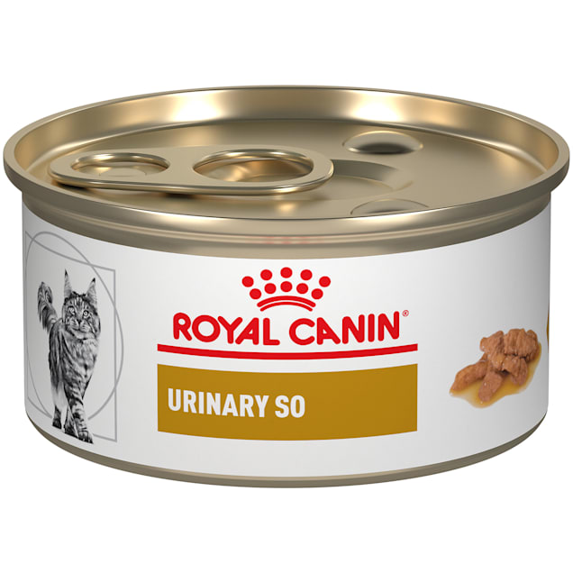 Royal Canin Veterinary Diet Feline Urinary SO Morsels In Gravy Canned Cat Food, 3 oz., Case of 24 - Carousel image #1