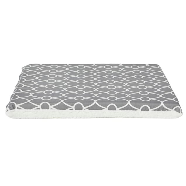 XL Reversible Microfiber Dish Drying Mat, Double Trellis, Grey, 18