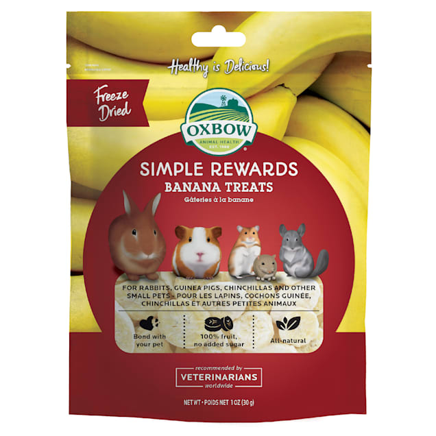 Oxbow Simple Rewards Banana Small Animal Treats, 1 oz. - Carousel image #1