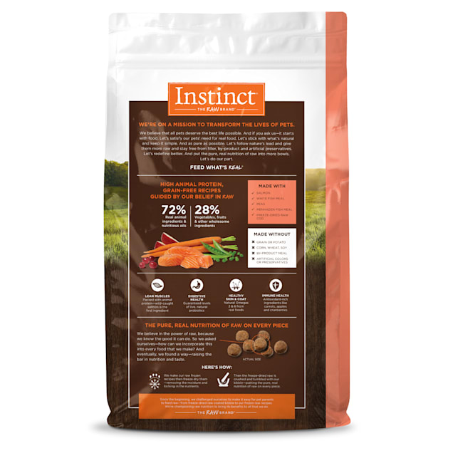 Instinct Original Grain Free Recipe with Real Salmon Natural Dry
