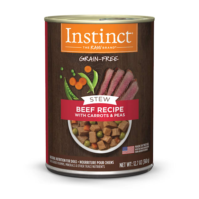 Instinct Grain-Free Stews Beef Recipe Wet Dog Food, 12.7 oz. - Carousel image #1