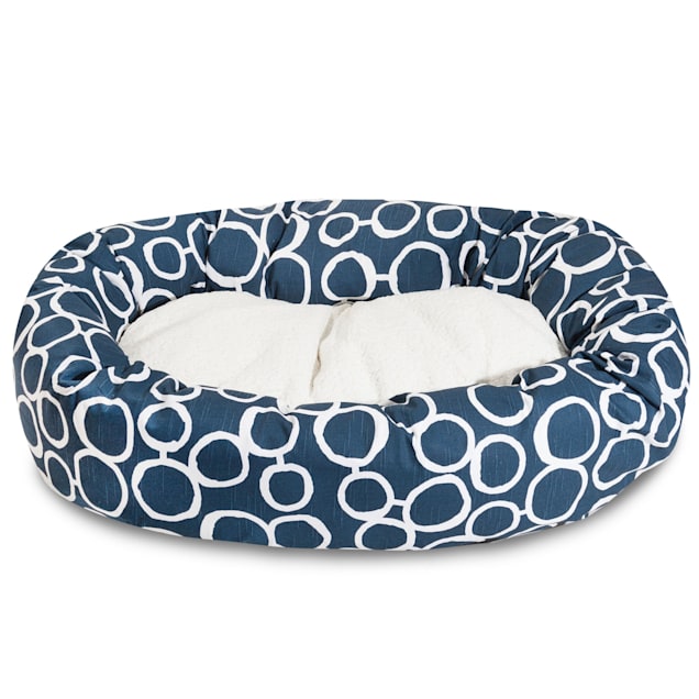 Sherpa bagel dog bed clearance