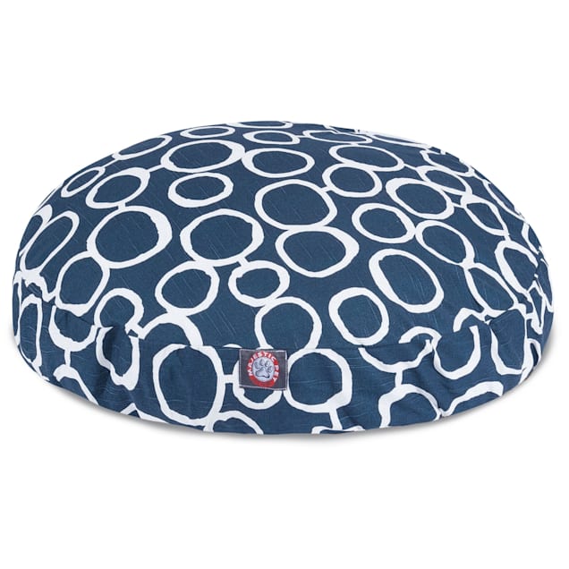 Majestic Pet Fusion Navy Round Pet Bed, 36" L x 36" W - Carousel image #1