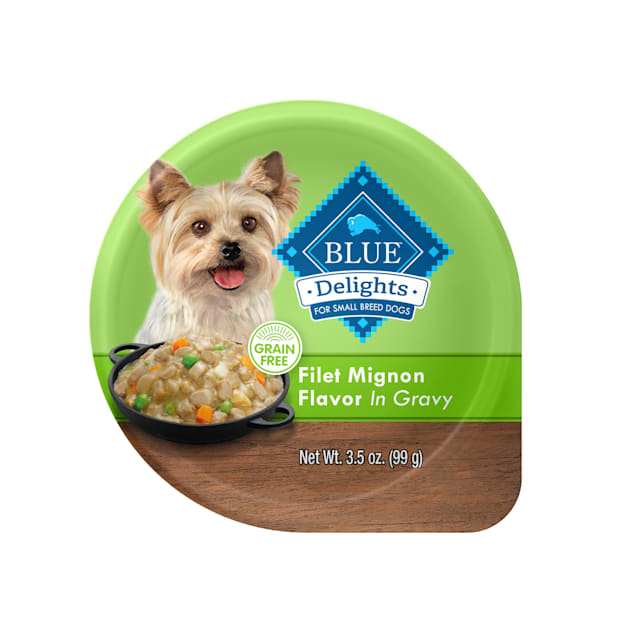 Blue Buffalo Blue Life Protection Delights Small Breed Filet Mignon Flavor in Hearty Gravy Wet