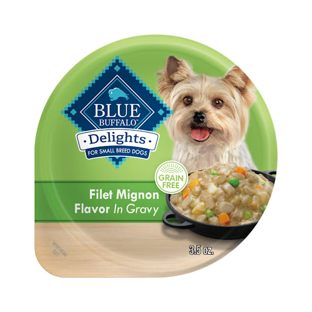 Blue Buffalo Blue Life Protection Delights Small Breed Filet Mignon Flavor in Hearty Gravy Wet