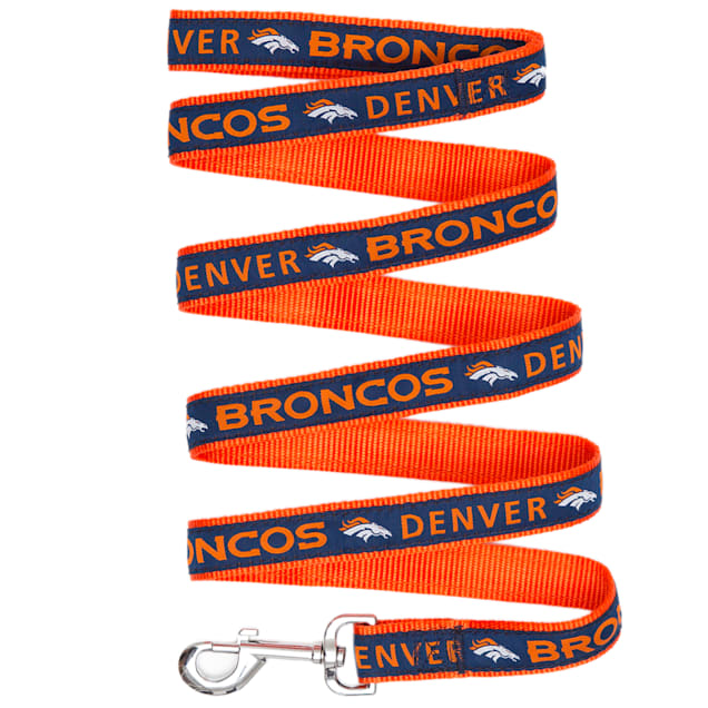 Pets First Denver Broncos Leash, Small - Carousel image #1