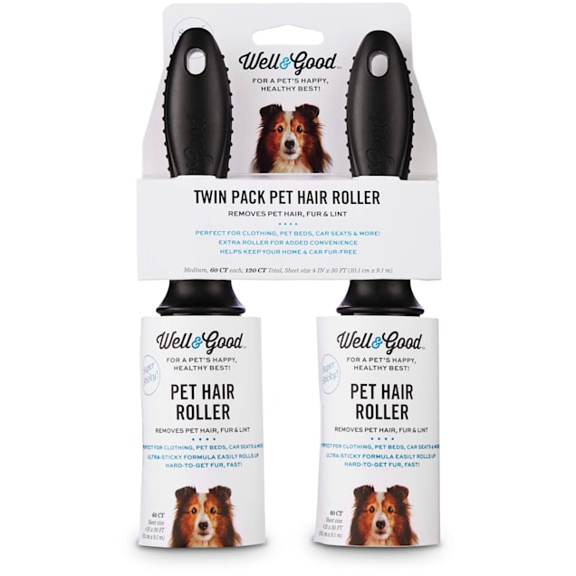 Well & Good Twin Pack Pet Hair Rollers, 120 CT - Carousel image #1