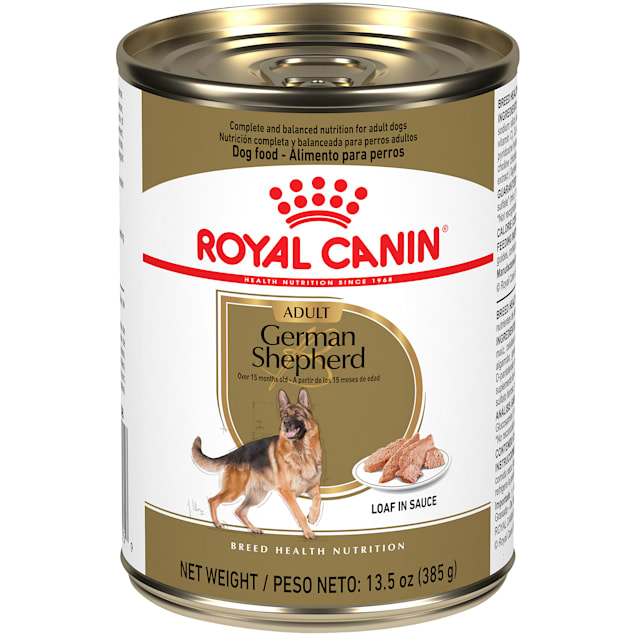 Royal Canin Breed Health Nutrition German Shepherd Loaf In Sauce Wet Dog Food 13.5 oz. Case of 12