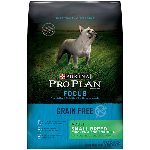 Purina Pro Plan Focus Grain Free Small Breed Chicken & Egg Formula Dry Dog Food, 16 lbs. - Carousel image #1
